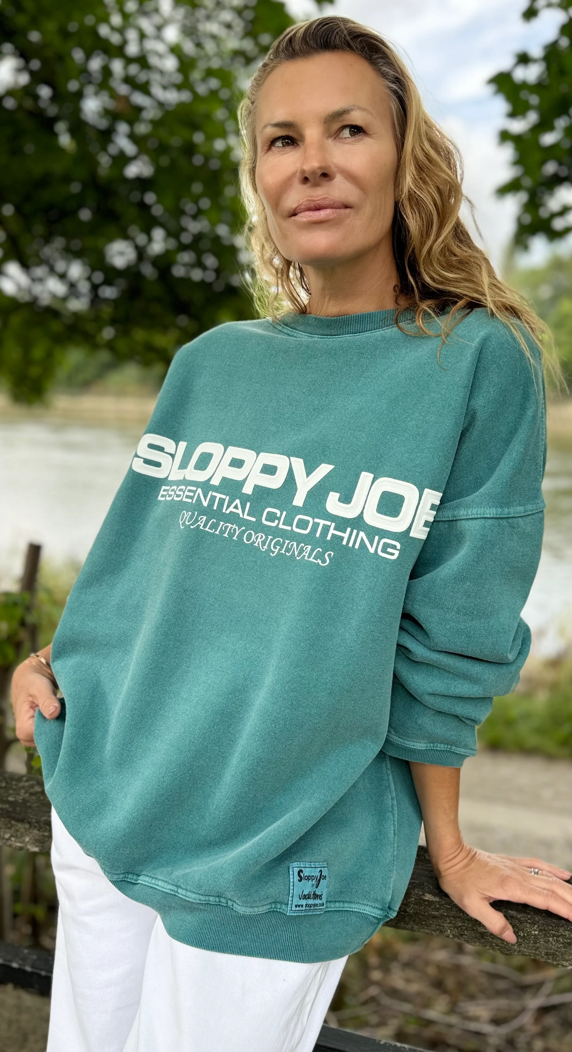 05 CLASSIC SQUARE SWEATSHIRT - Forest Teal - Image 3