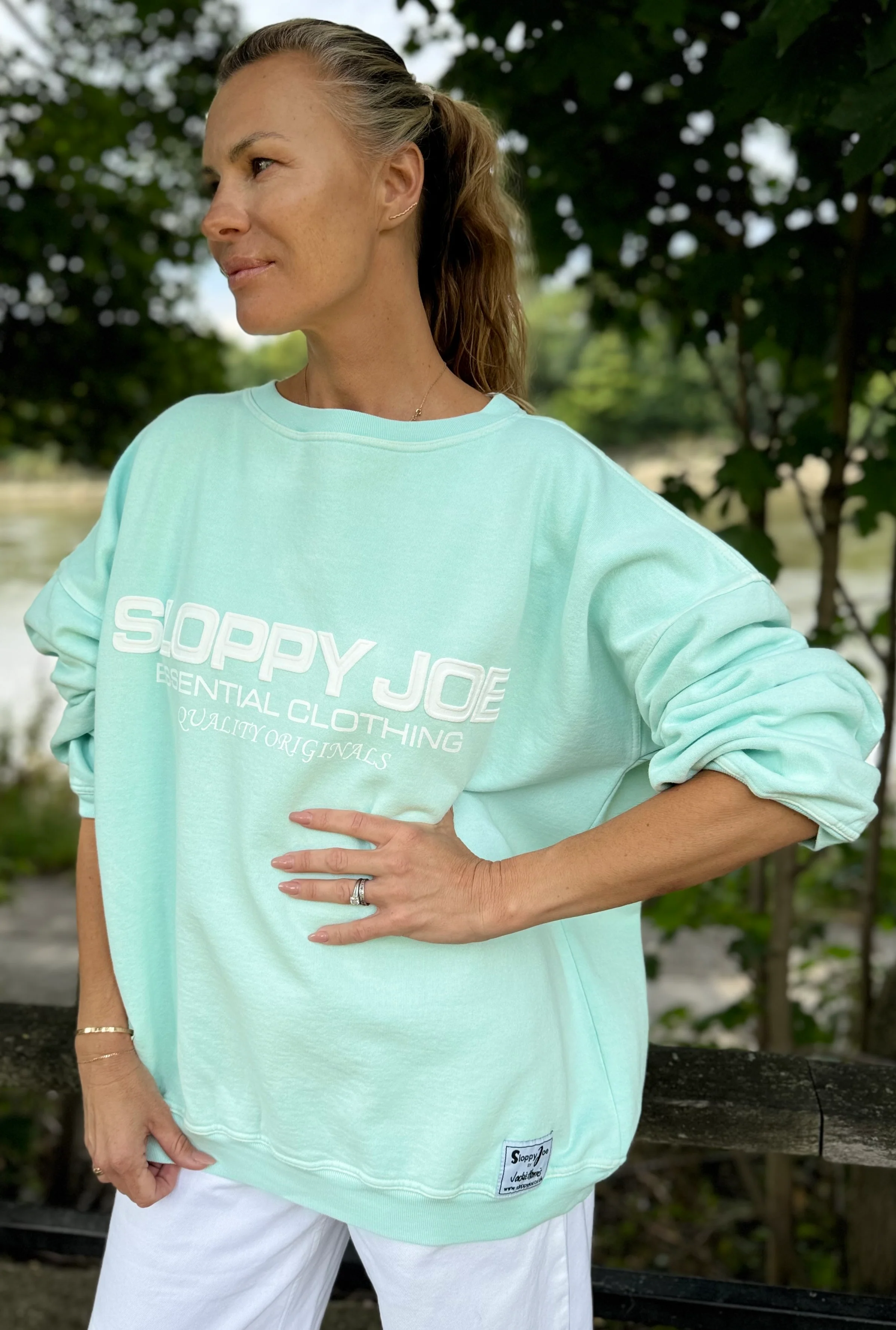 05 CLASSIC SQUARE SWEATSHIRT - Pale Mint - Image 3