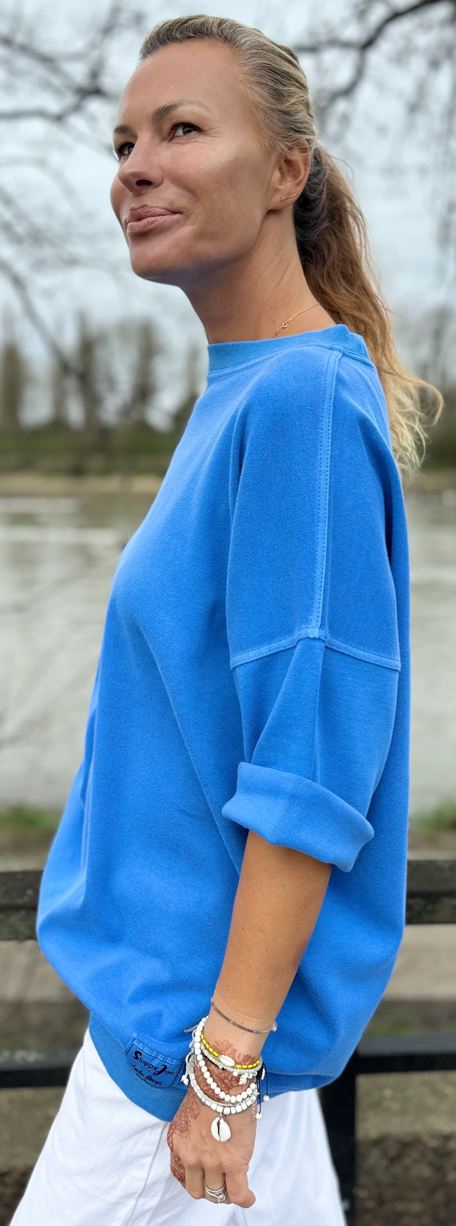 09 CLASSIC SQUARE T-SHIRT - Diana Blue - Image 3