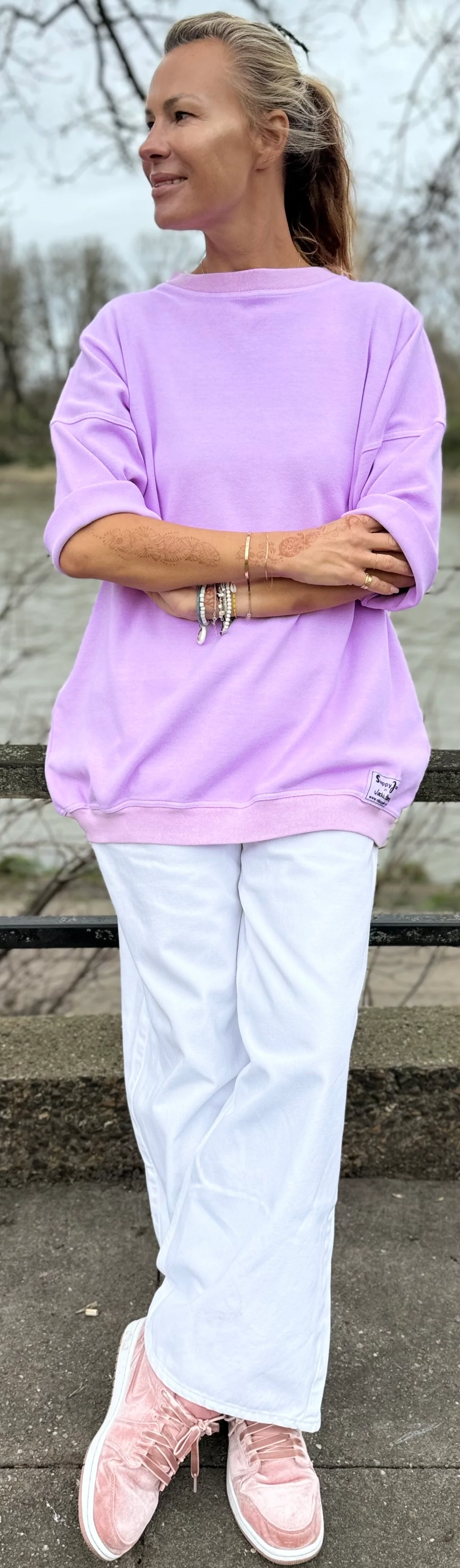 09 CLASSIC SQUARE T-SHIRT - Raspberry Blush - Image 3