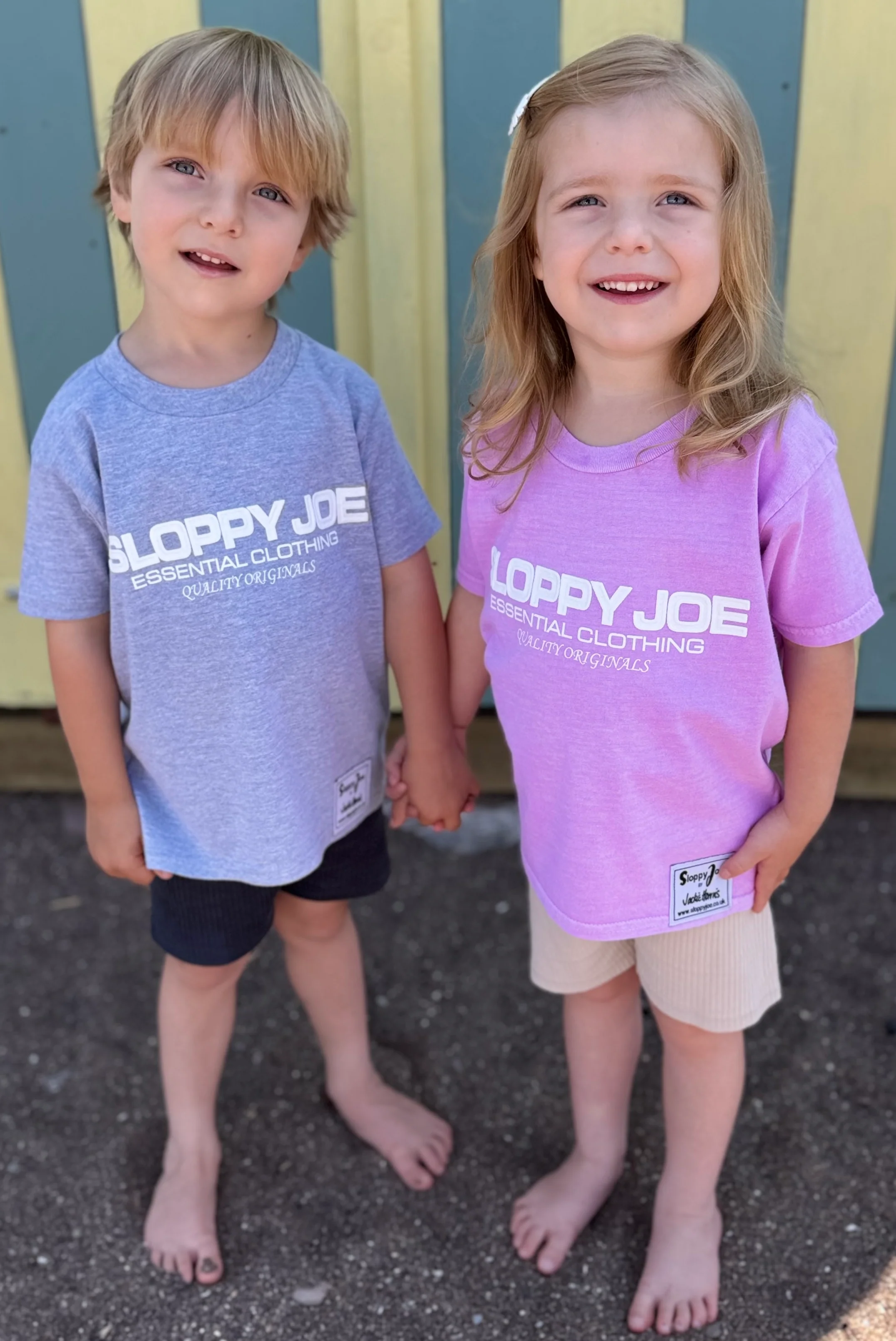 KID'S ORGANIC T-SHIRT- Grey Marl - Image 3