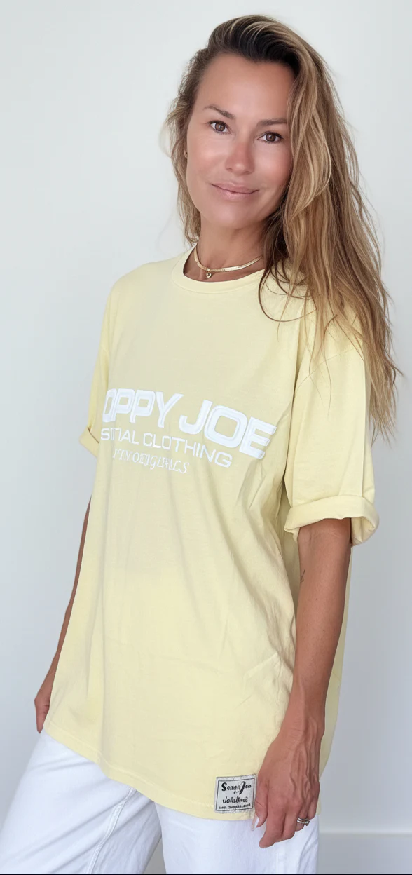 ORGANIC T-SHIRT - Butter Yellow - Image 4