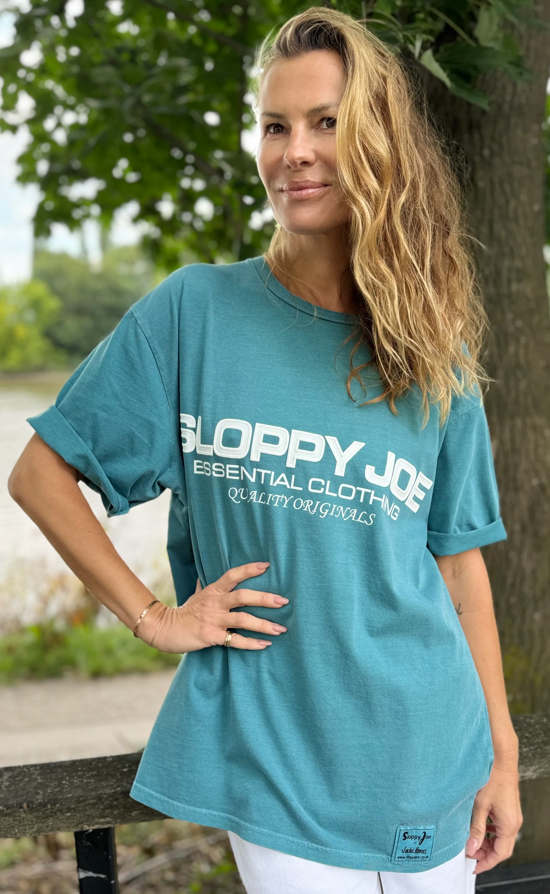 ORGANIC T-SHIRT - Forest Teal - Image 3