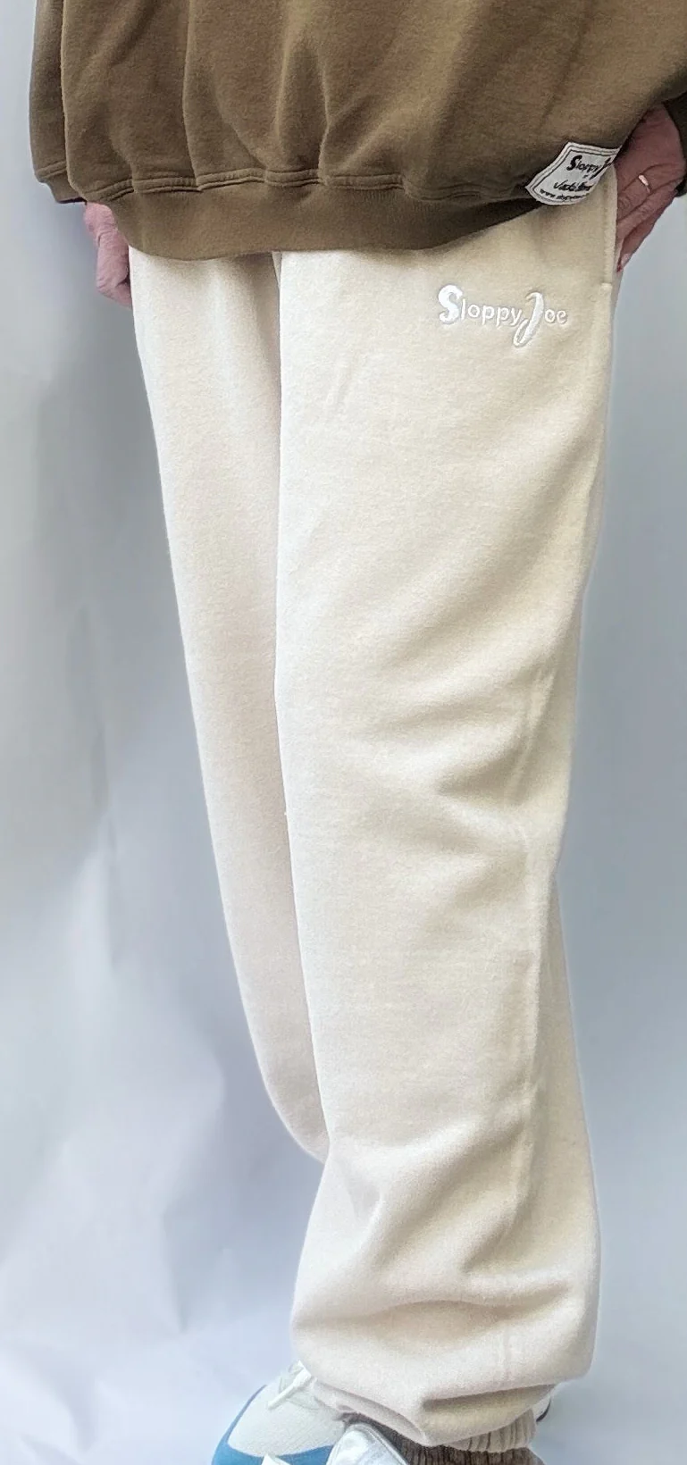 RELAXED JOGGERS - Stone - Image 4