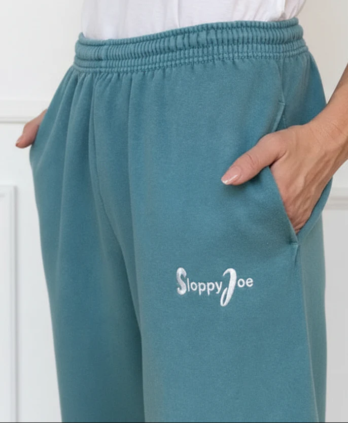 RELAXED JOGGERS - Teal - Image 3
