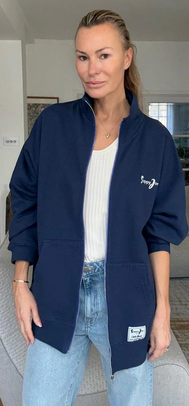 ZIP JACKET - Midnight Blue - Image 4